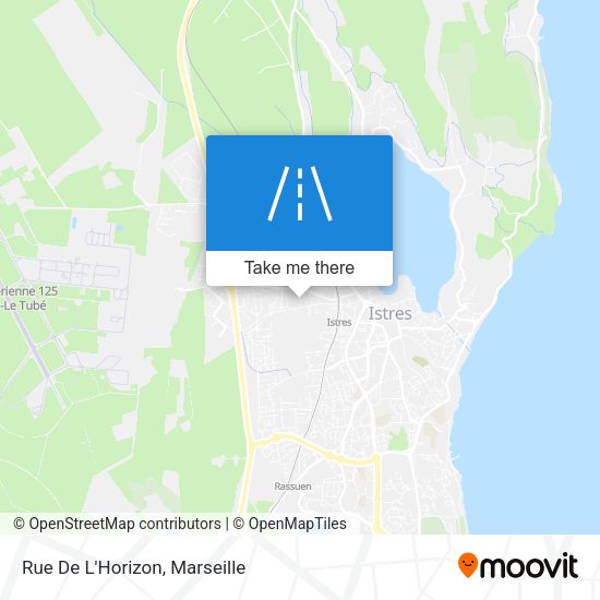 Rue De L'Horizon map