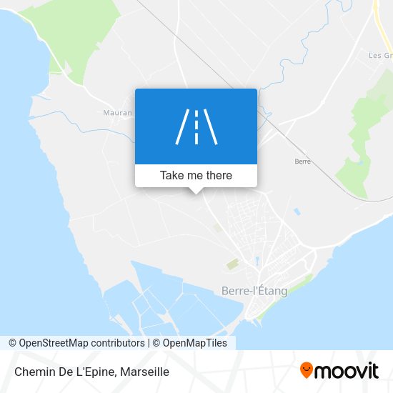 Chemin De L'Epine map