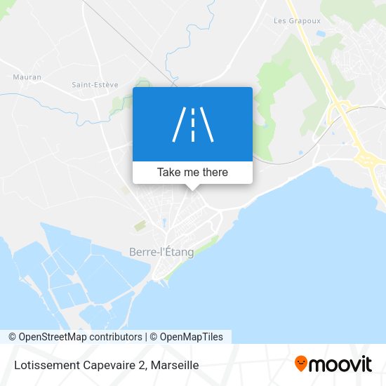 Lotissement Capevaire 2 map