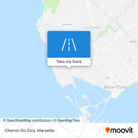 Chemin Du Clos map