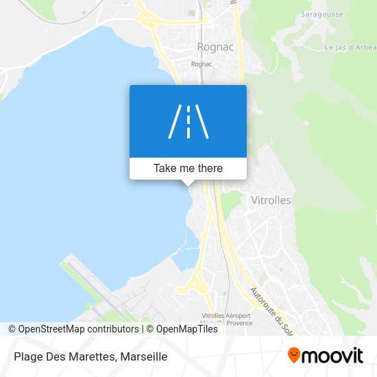 Plage Des Marettes map