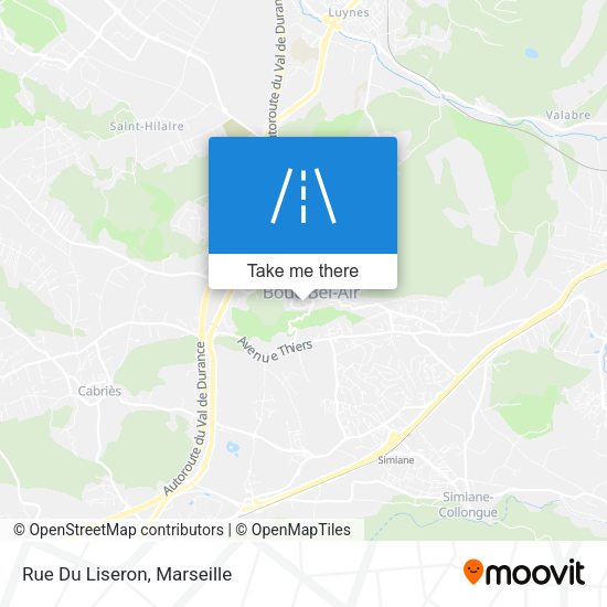 Rue Du Liseron map