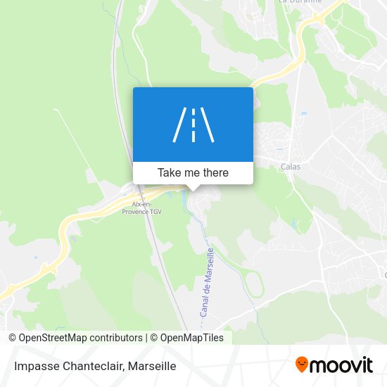 Impasse Chanteclair map