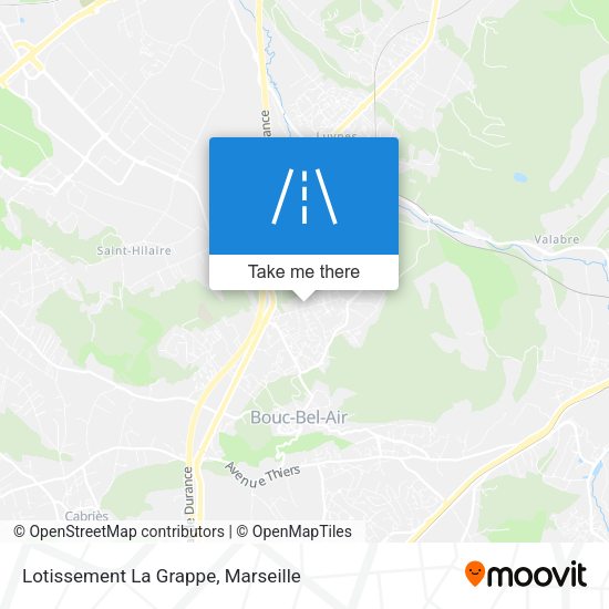 Lotissement La Grappe map