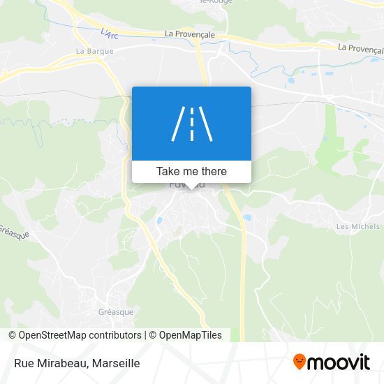 Rue Mirabeau map