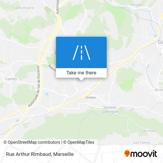 Rue Arthur Rimbaud map