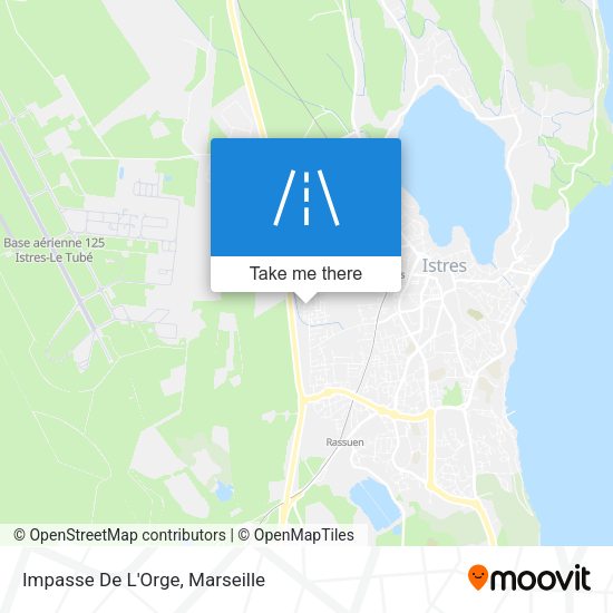 Impasse De L'Orge map