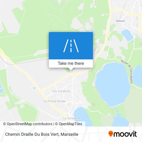 Chemin Draille Du Bois Vert map