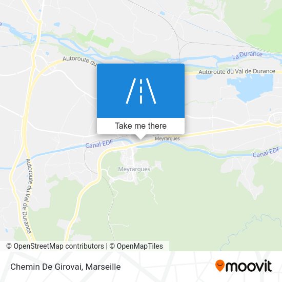 Chemin De Girovai map