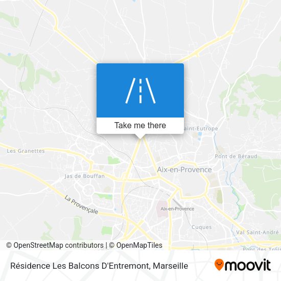 Résidence Les Balcons D'Entremont map