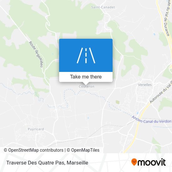 Traverse Des Quatre Pas map