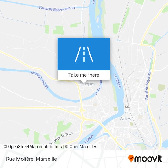 Rue Molière map