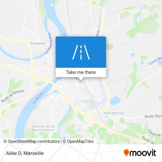 Allée D map