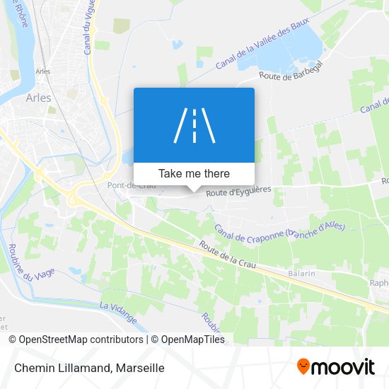 Chemin Lillamand map
