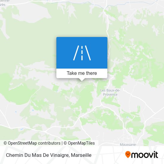 Chemin Du Mas De Vinaigre map