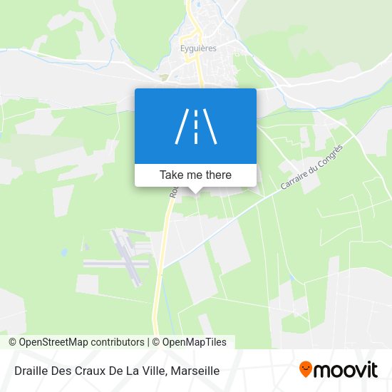 Draille Des Craux De La Ville map