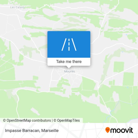 Impasse Barracan map