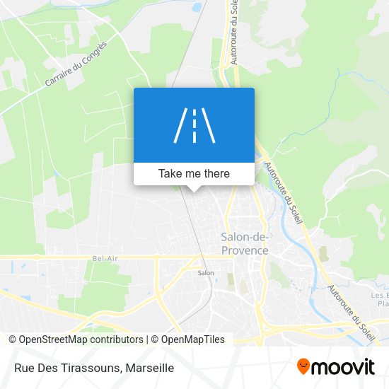 Rue Des Tirassouns map