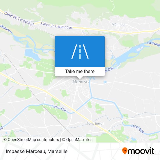 Impasse Marceau map