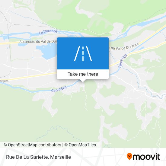 Rue De La Sariette map