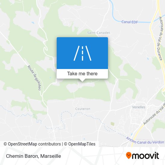 Chemin Baron map