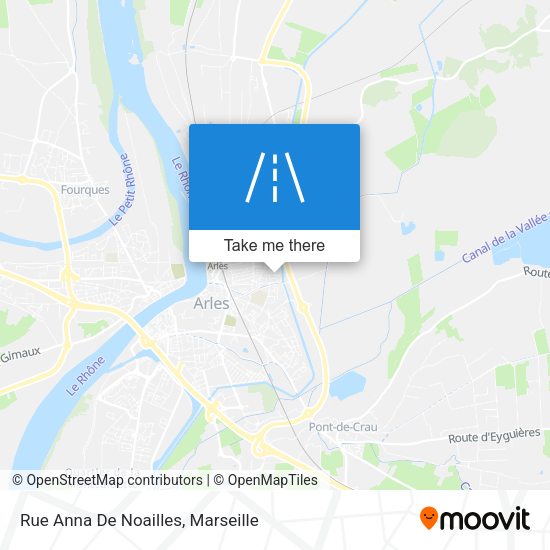 Rue Anna De Noailles map