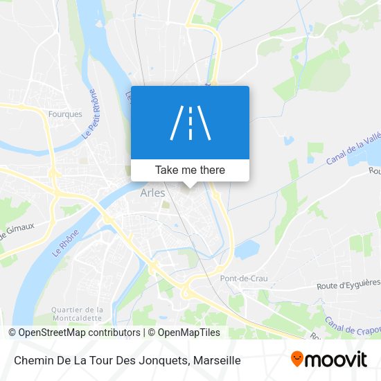 Chemin De La Tour Des Jonquets map