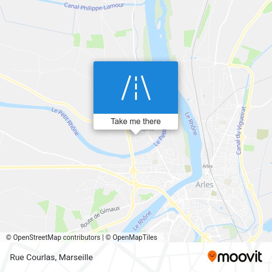 Rue Courlas map