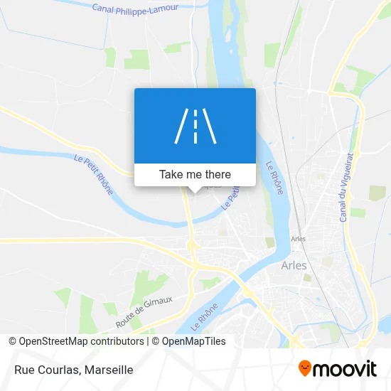 Rue Courlas map