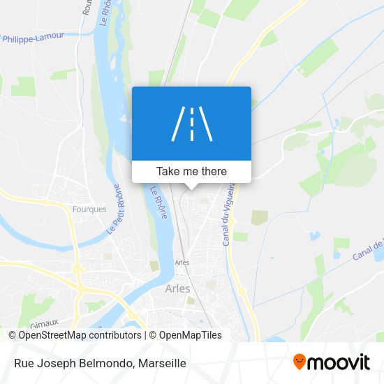 Rue Joseph Belmondo map