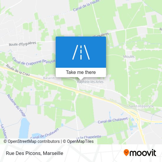 Rue Des Picons map