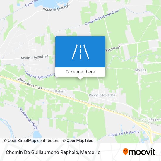 Chemin De Guillaumone Raphele map
