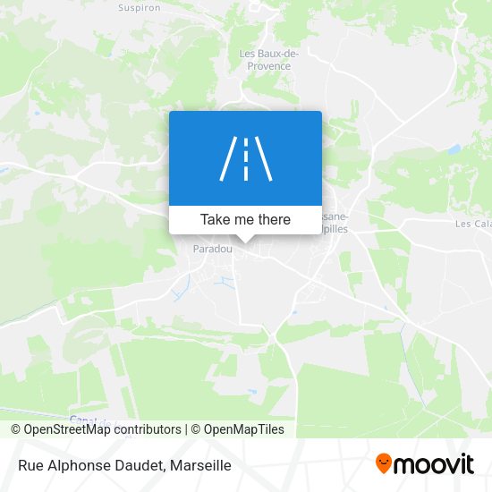 Rue Alphonse Daudet map