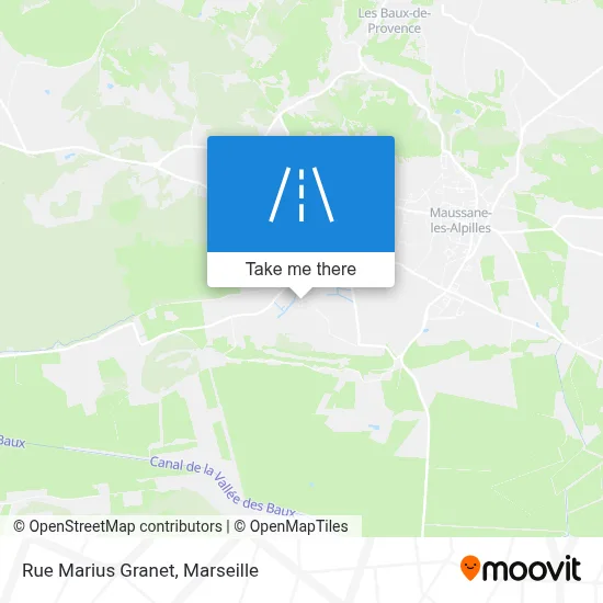 Rue Marius Granet map