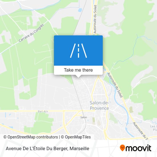 Avenue De L'Étoile Du Berger map