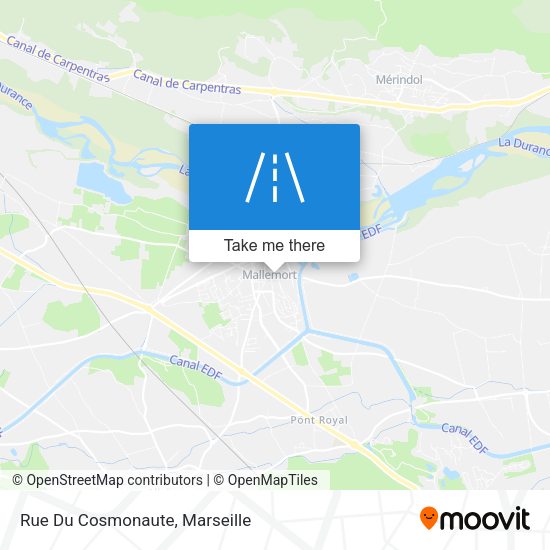 Rue Du Cosmonaute map