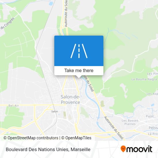 Boulevard Des Nations Unies map