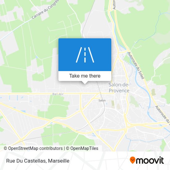 Rue Du Castellas map