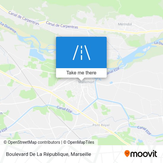 Boulevard De La République map