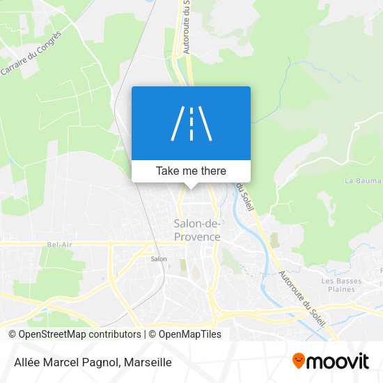 Allée Marcel Pagnol map