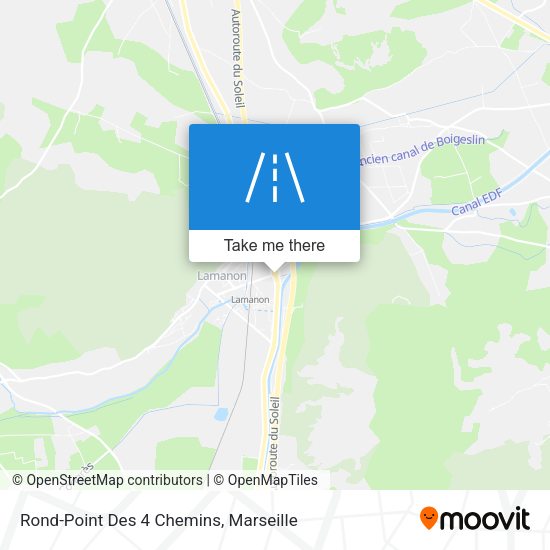 Rond-Point Des 4 Chemins map