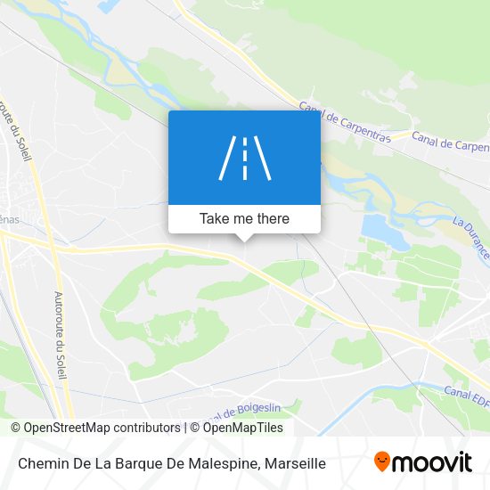Chemin De La Barque De Malespine map