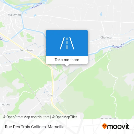 Rue Des Trois Collines map