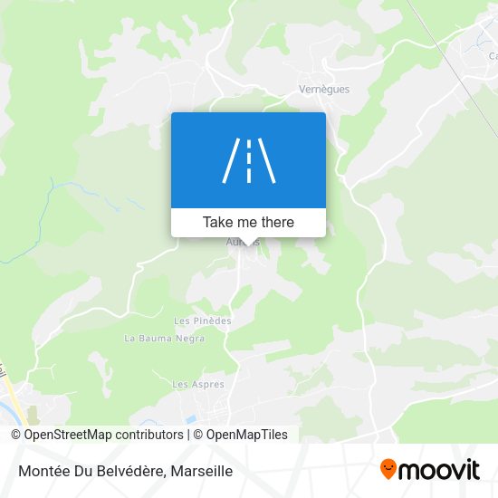 Montée Du Belvédère map