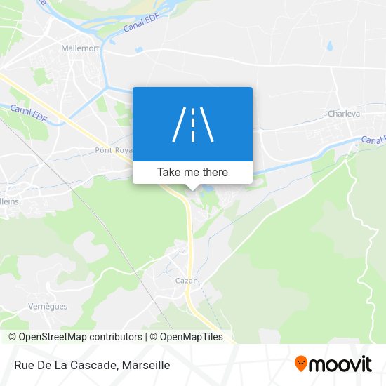 Rue De La Cascade map