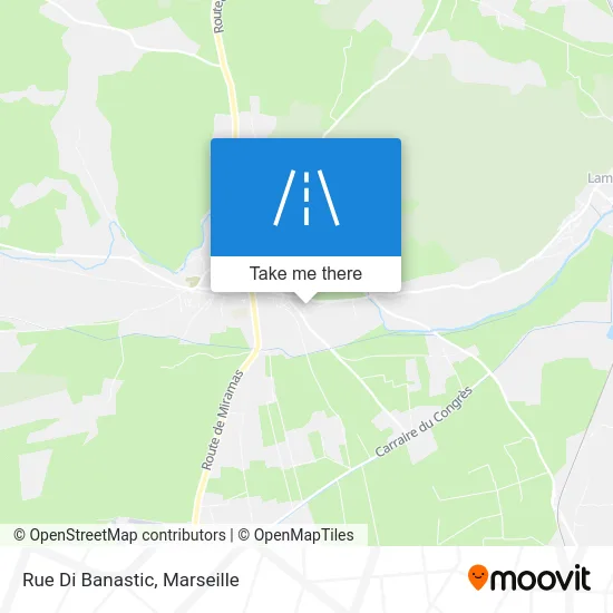 Rue Di Banastic map