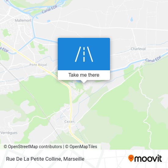Rue De La Petite Colline map