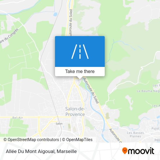 Allée Du Mont Aigoual map