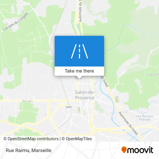 Rue Raimu map