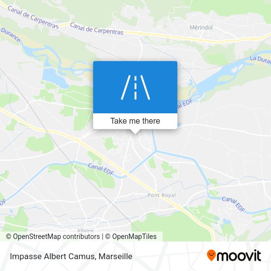 Impasse Albert Camus map